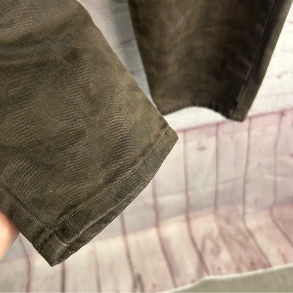 Pistola green retro camo printed ladies cropped cargo pants size 31 - Picture 5 of 8